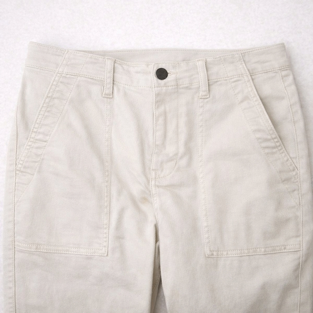 CAbi Compass Chore Utility Pant Size 6 Oyster Neutral Jogger Ankle Zip Pants - Picture 8 of 11